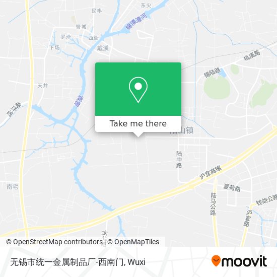 无锡市统一金属制品厂-西南门 map