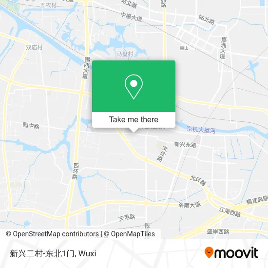 新兴二村-东北1门 map