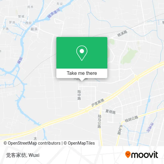 觉客家纺 map