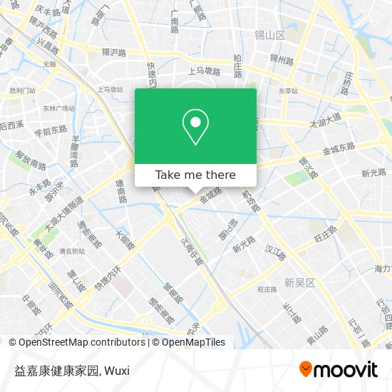 益嘉康健康家园 map