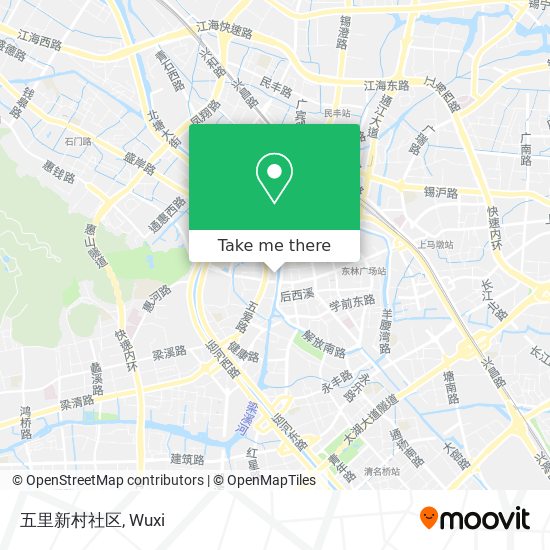 五里新村社区 map