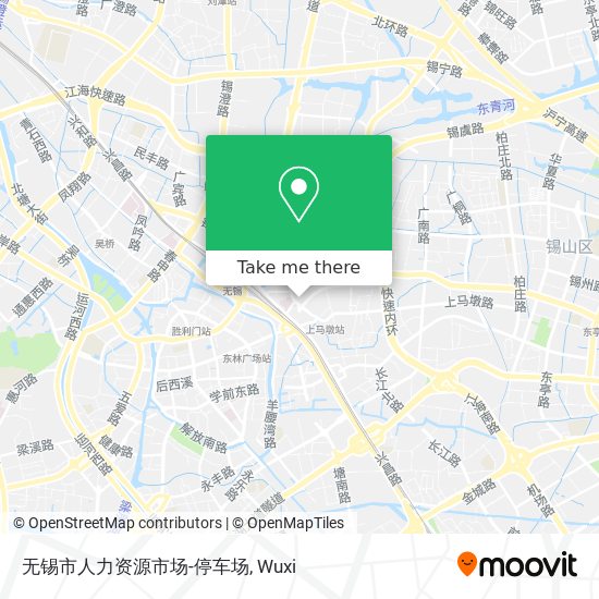 无锡市人力资源市场-停车场 map
