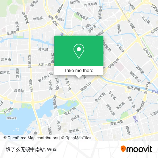 饿了么无锡中南站 map