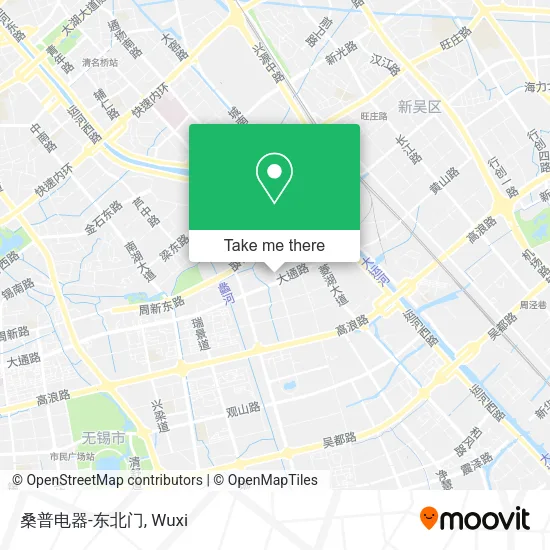 桑普电器-东北门 map