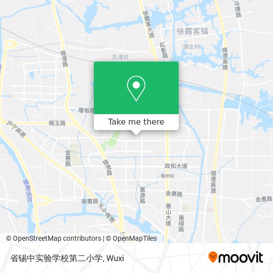省锡中实验学校第二小学 map