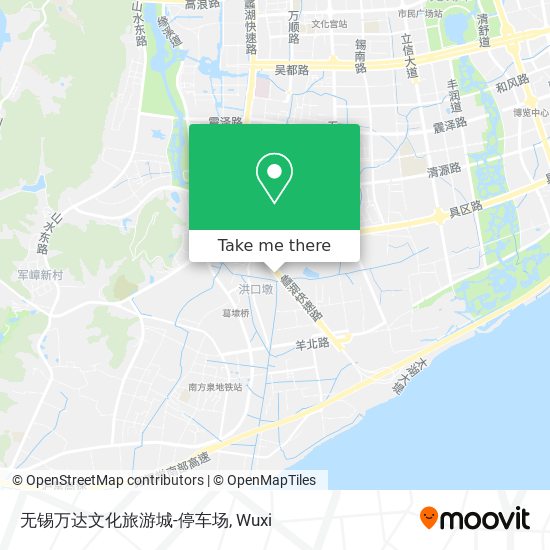 无锡万达文化旅游城-停车场 map
