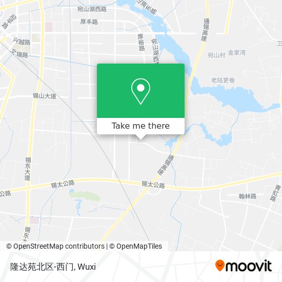 隆达苑北区-西门 map