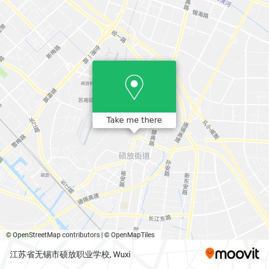 江苏省无锡市硕放职业学校 map