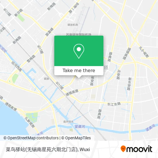 菜鸟驿站(无锡南星苑六期北门店) map