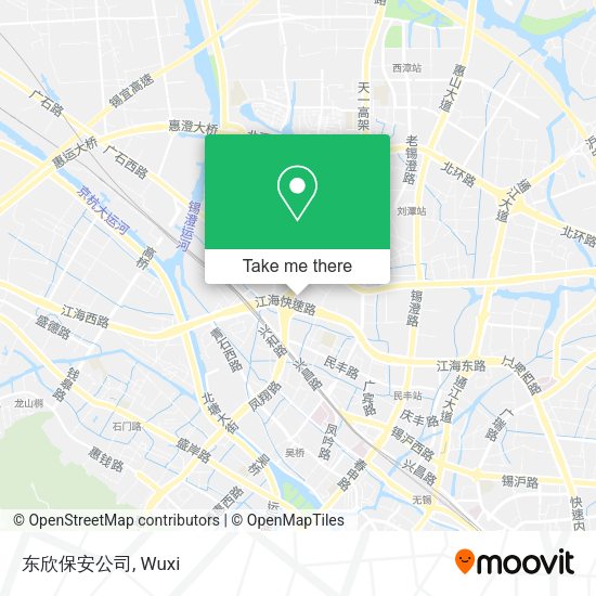 东欣保安公司 map