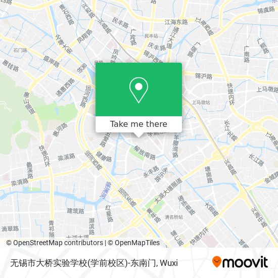 无锡市大桥实验学校(学前校区)-东南门 map