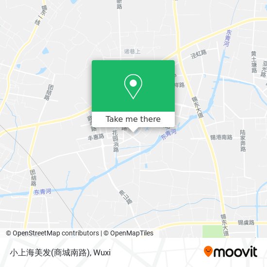 小上海美发(商城南路) map