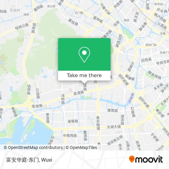 富安华庭-东门 map