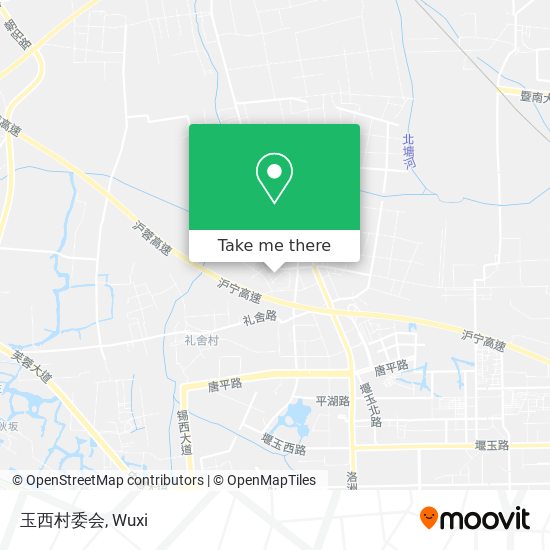 玉西村委会 map