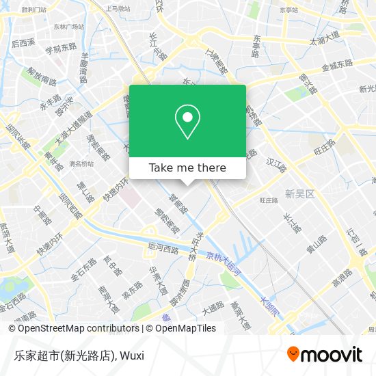 乐家超市(新光路店) map