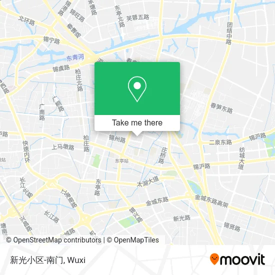 新光小区-南门 map