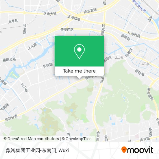 蠡鸿集团工业园-东南门 map