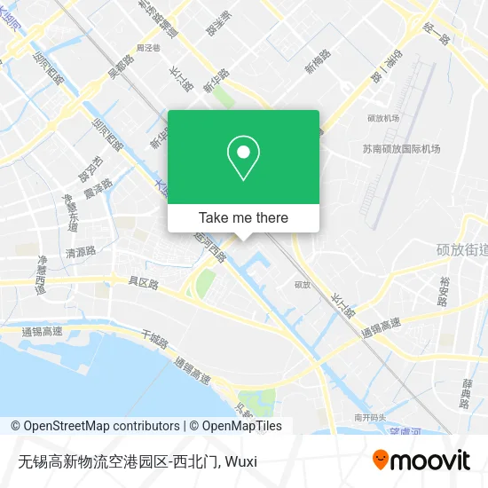 无锡高新物流空港园区-西北门 map