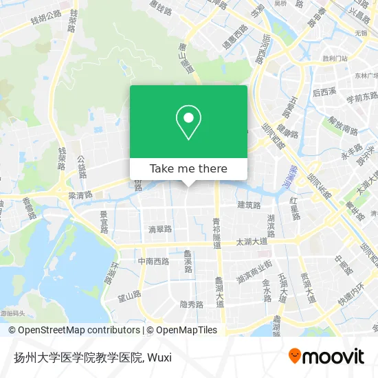 扬州大学医学院教学医院 map