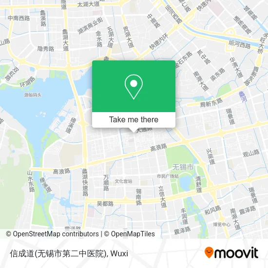 信成道(无锡市第二中医院) map
