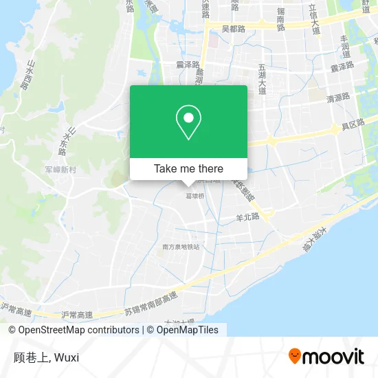 顾巷上 map