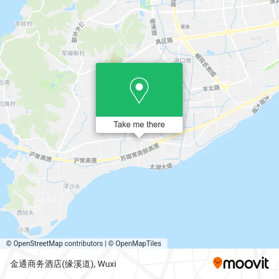 金通商务酒店(缘溪道) map