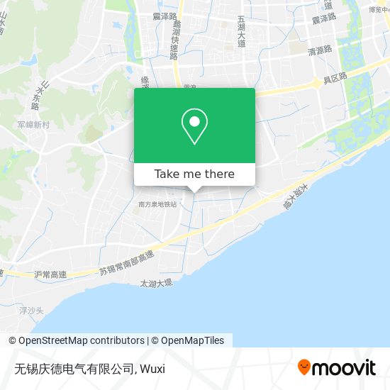 无锡庆德电气有限公司 map