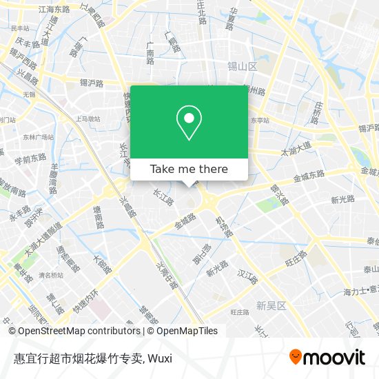 惠宜行超市烟花爆竹专卖 map
