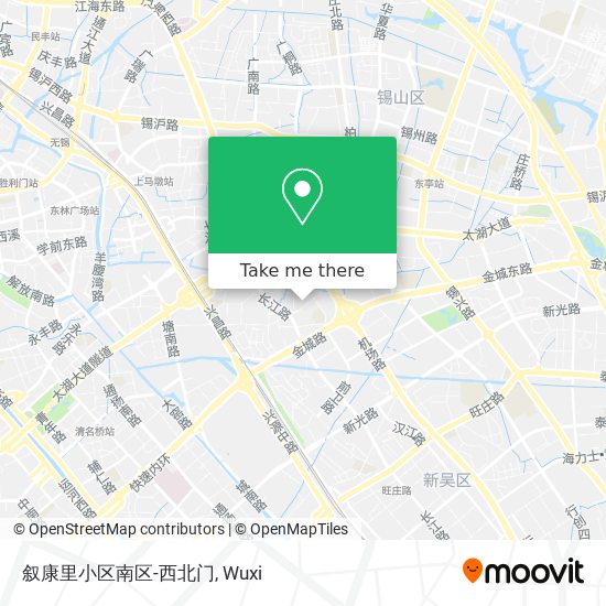 叙康里小区南区-西北门 map