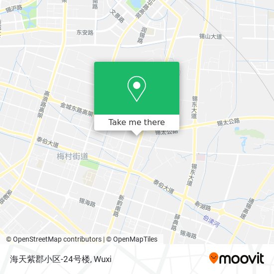 海天紫郡小区-24号楼 map