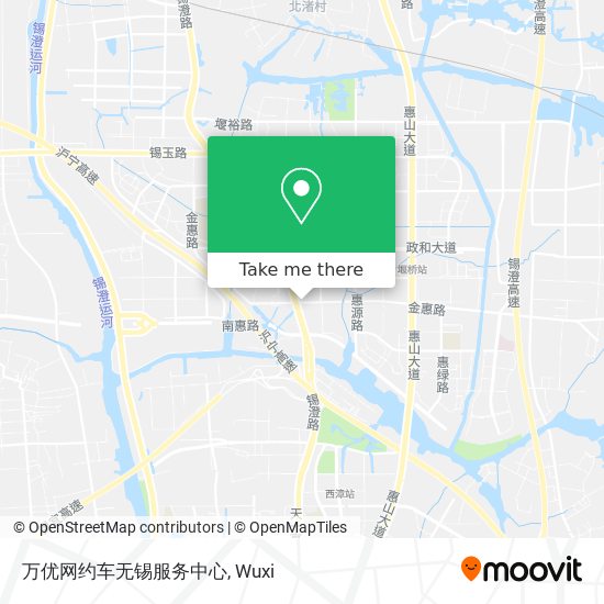 万优网约车无锡服务中心 map