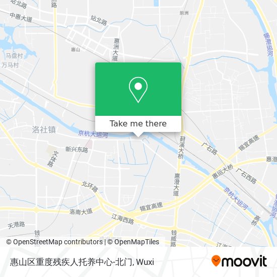 惠山区重度残疾人托养中心-北门 map