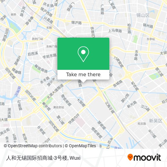 人和无锡国际招商城-3号楼 map