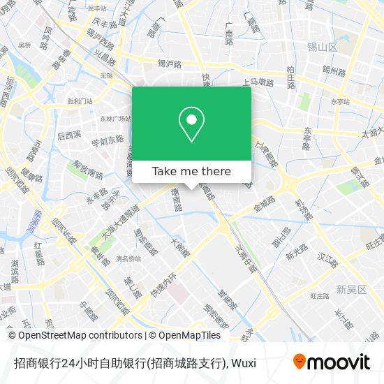 招商银行24小时自助银行(招商城路支行) map
