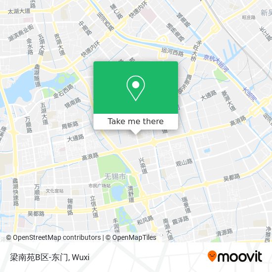 梁南苑B区-东门 map