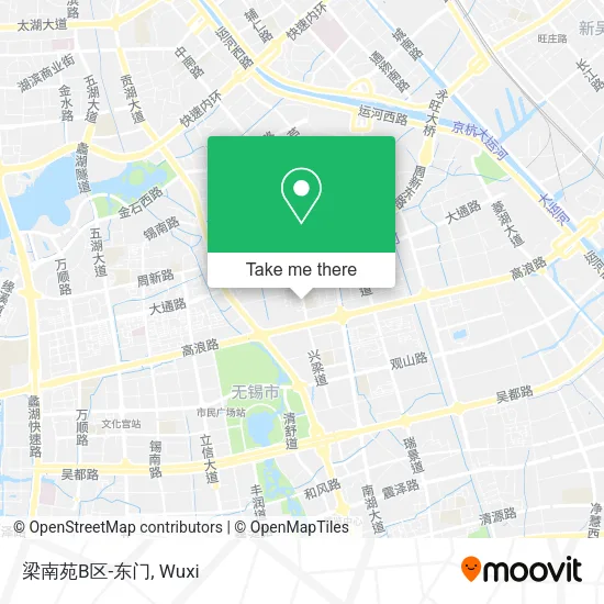 梁南苑B区-东门 map