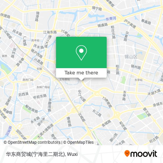 华东商贸城(宁海里二期北) map