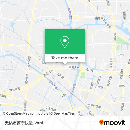 无锡市苏宁快运 map