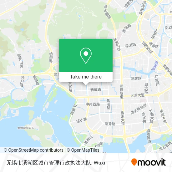 无锡市滨湖区城市管理行政执法大队 map