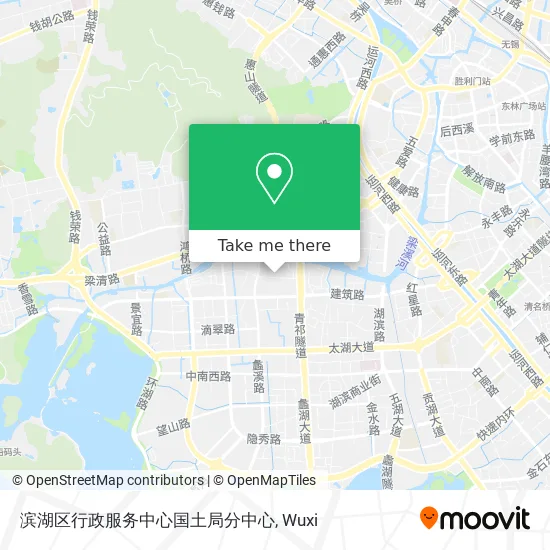 滨湖区行政服务中心国土局分中心 map