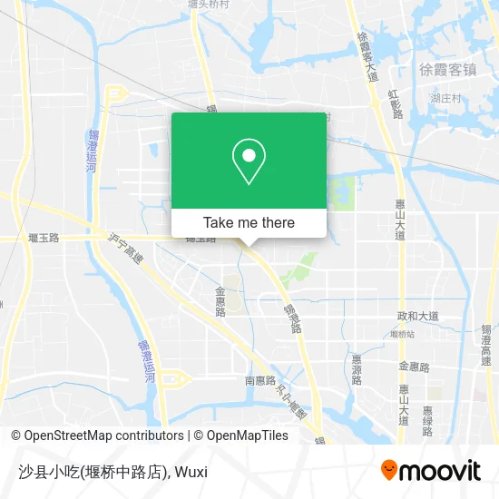沙县小吃(堰桥中路店) map