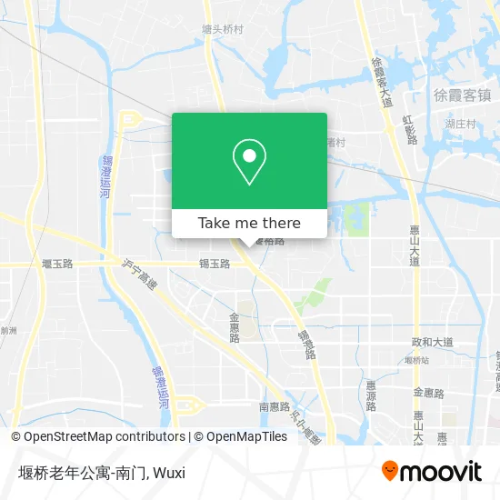 堰桥老年公寓-南门 map
