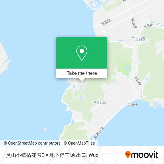 灵山小镇拈花湾E区地下停车场-出口 map