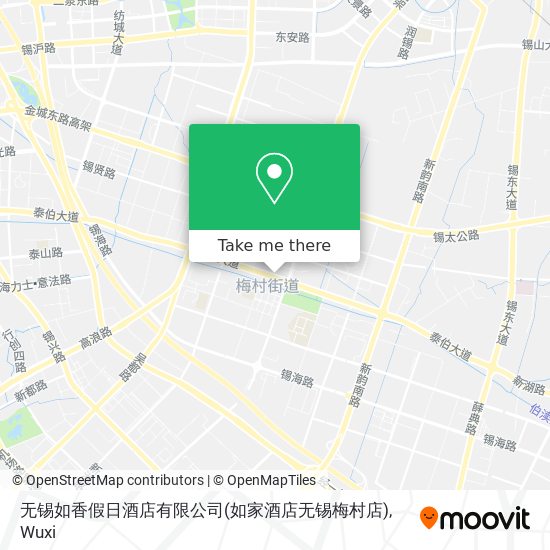 无锡如香假日酒店有限公司(如家酒店无锡梅村店) map