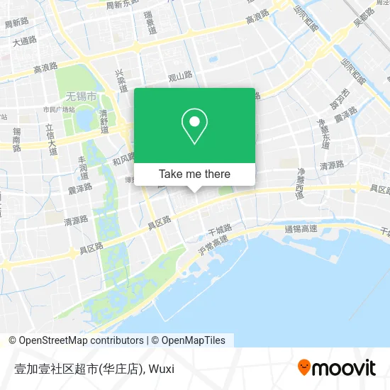 壹加壹社区超市(华庄店) map