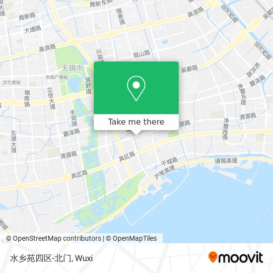 水乡苑四区-北门 map