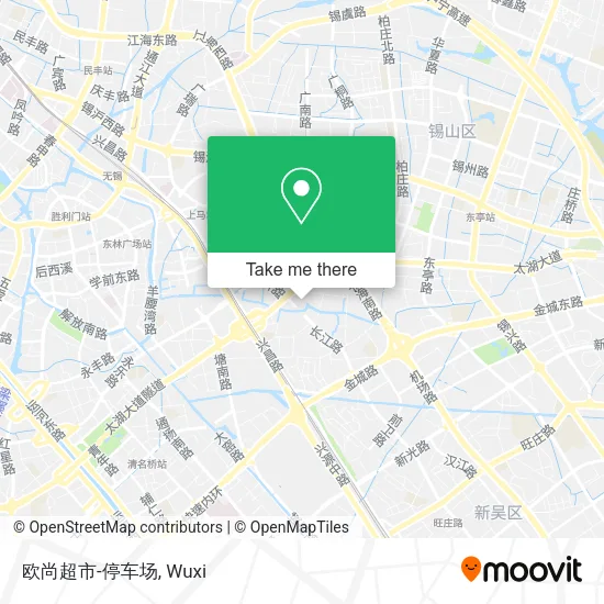 欧尚超市-停车场 map