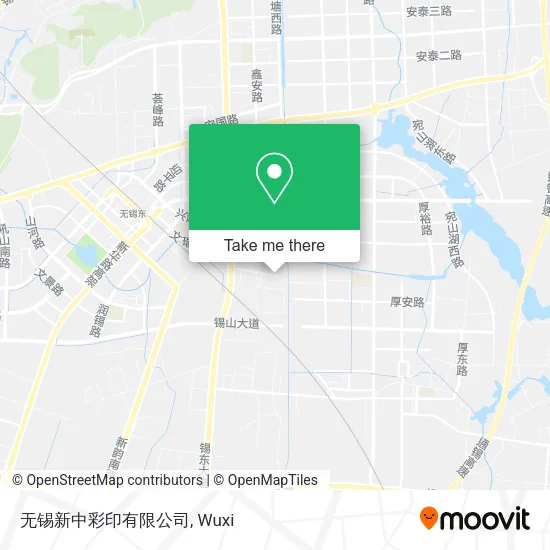 无锡新中彩印有限公司 map