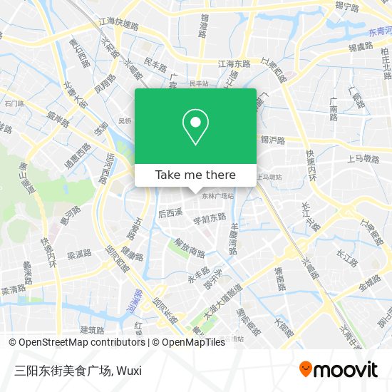 三阳东街美食广场 map