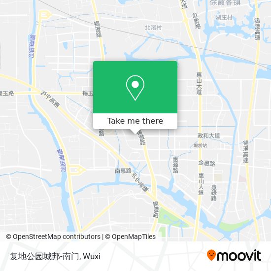 复地公园城邦-南门 map